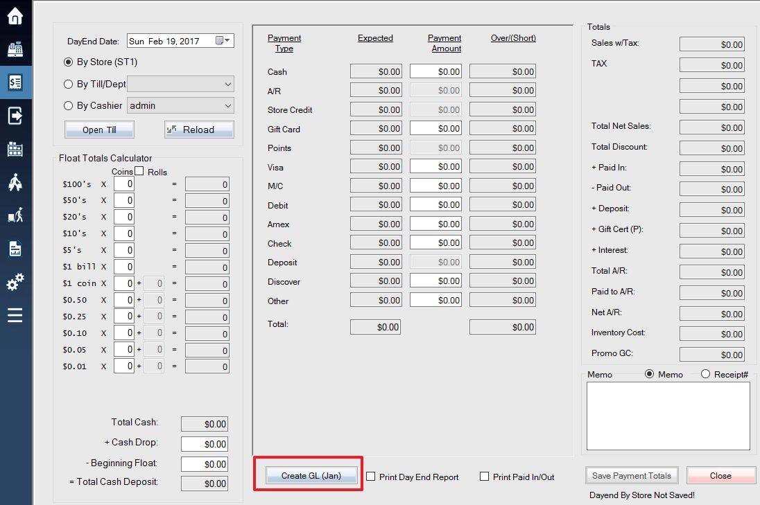 Create General Ledger