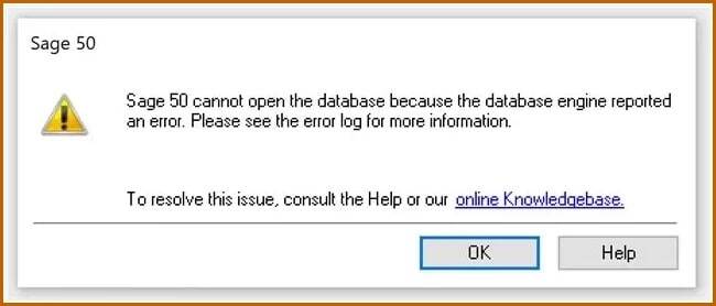 How to Resolve the Error Sage 50 cannot Open