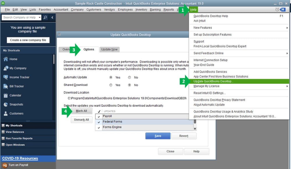 Location of the Shared Download